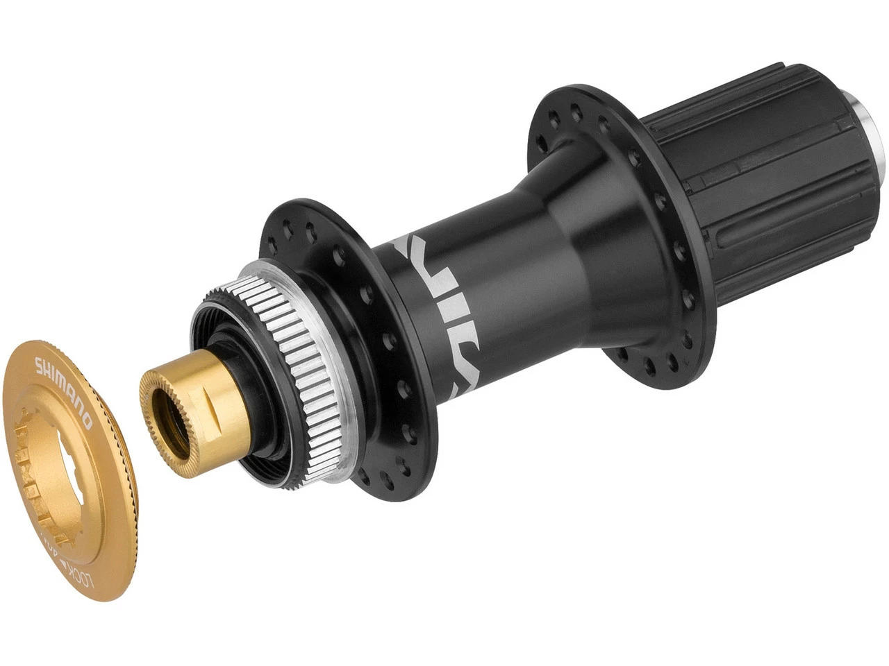 Shimano Moyeu Arrière Saint FH-M825 Disc Center Lock Pour Axe Traversant 12 Mm – Image 2