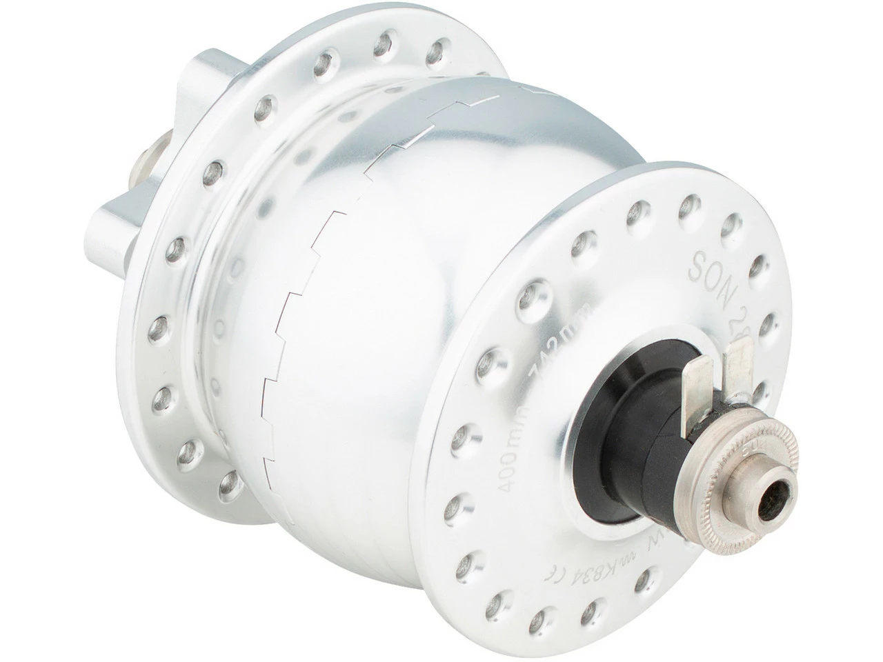 SON Moyeu à Dynamo 28 Disc 6 Trous – Image 3