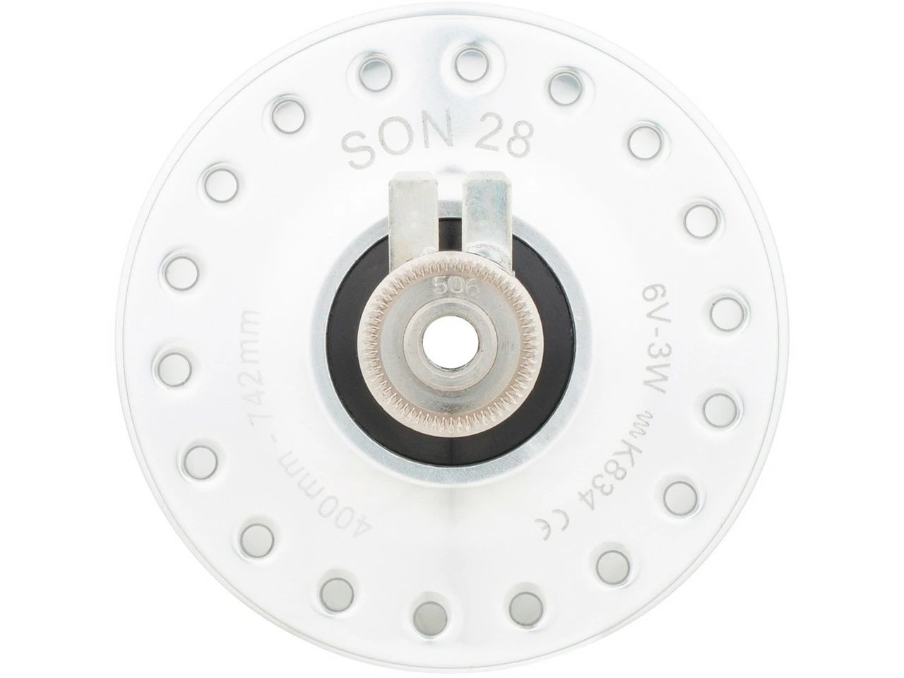 SON Moyeu à Dynamo 28 Disc 6 Trous – Image 5