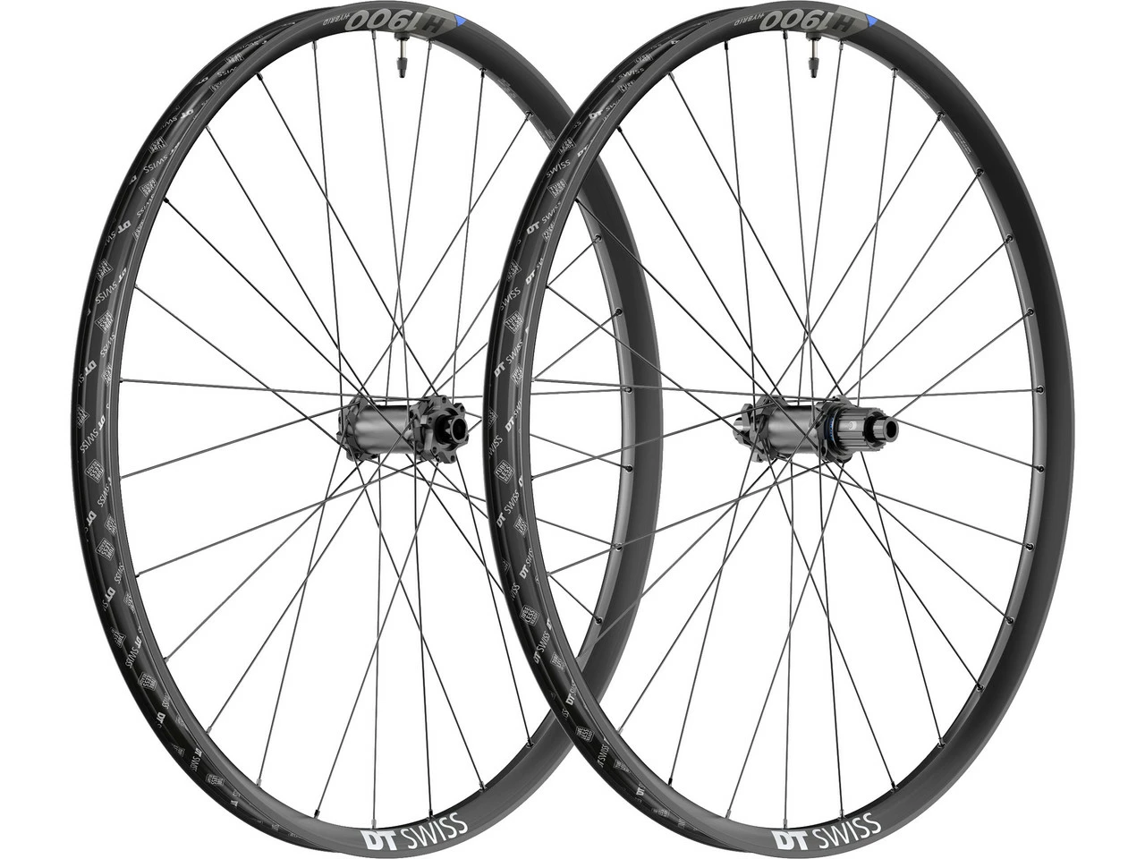 Dt-swiss Set De Roues H 1900 SPLINE 27,5" 35 Boost Disc 6 Trous Hybrid