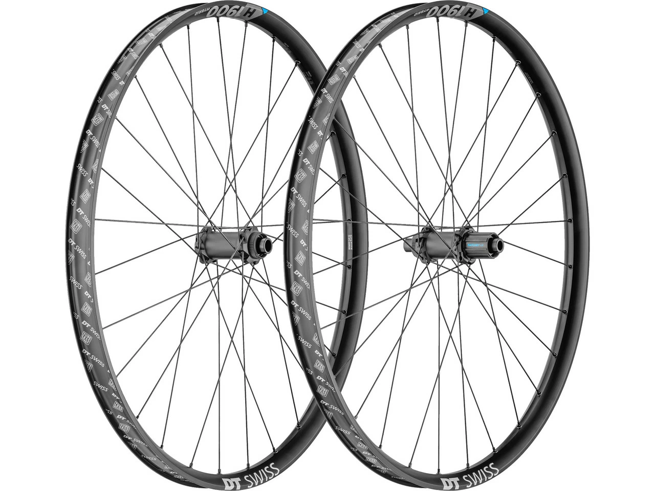 Dt-swiss Set De Roues H 1900 SPLINE 27,5" 35 Boost Disc Center Lock Hybrid