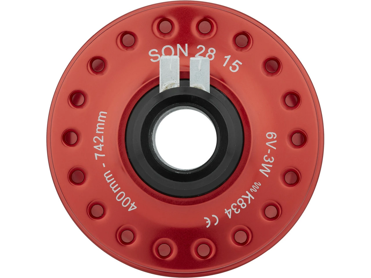 SON Moyeu à Dynamo 28 15 Disc 6 Trous – Image 8