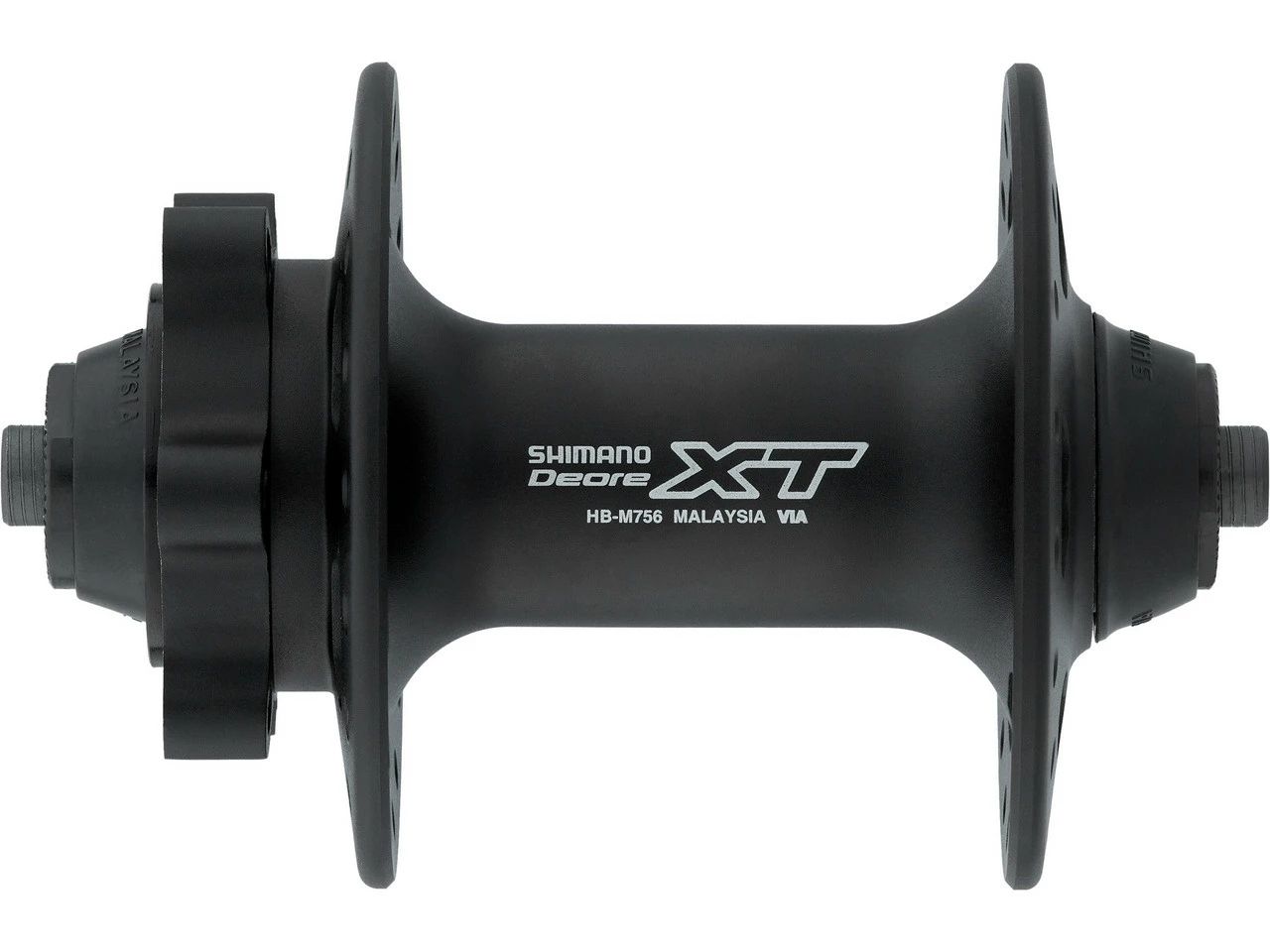 Shimano Moyeu Avant XT HB-M756 Disc 6 Trous Pour Axe à Serrage Rapide