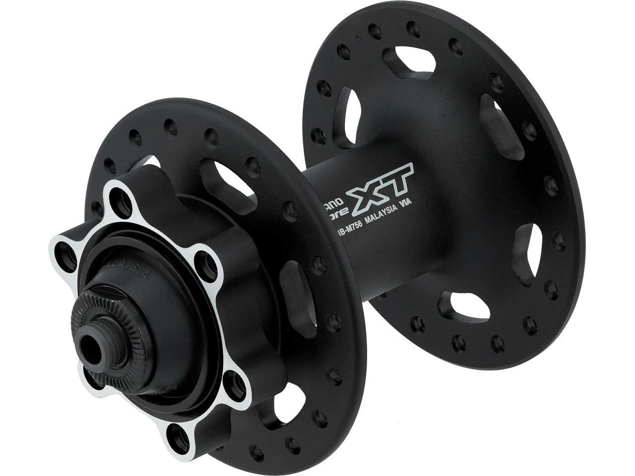 Shimano Moyeu Avant XT HB-M756 Disc 6 Trous Pour Axe à Serrage Rapide – Image 2
