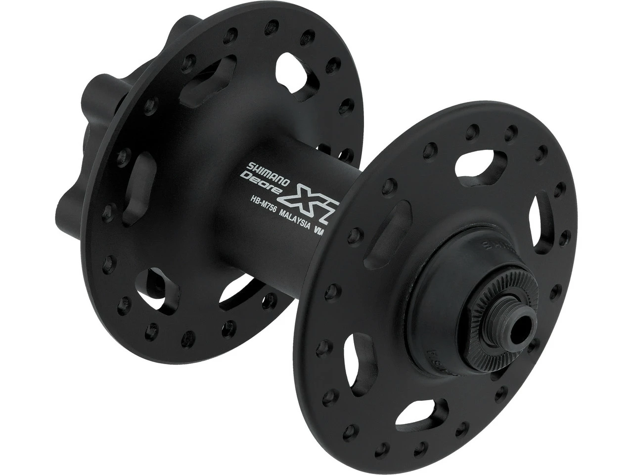Shimano Moyeu Avant XT HB-M756 Disc 6 Trous Pour Axe à Serrage Rapide – Image 3